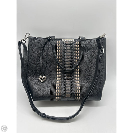 Handbag Leather By Brighton, Size: Medium