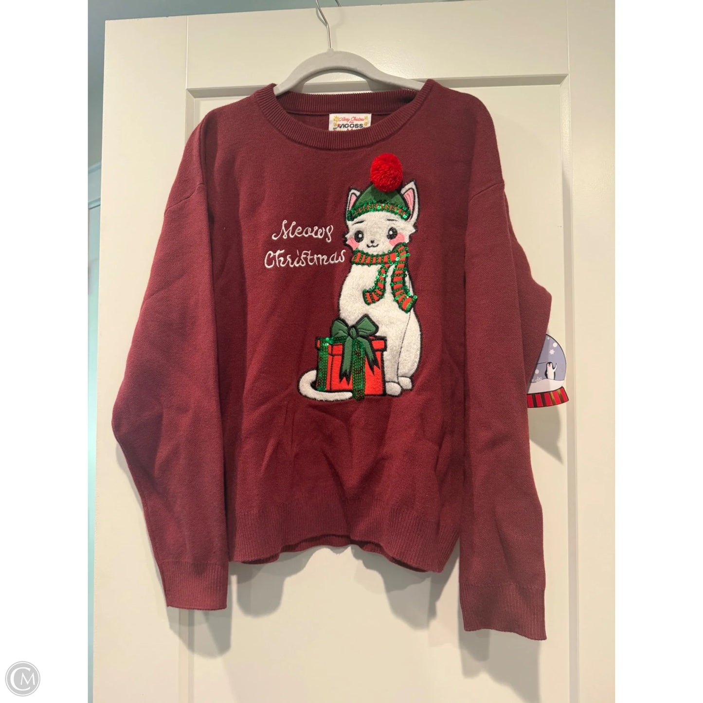 Sweater By Vigoss In Red, Size: M
