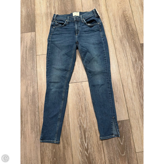 Jeans Skinny By Anthropologie In Blue Denim, Size: 2