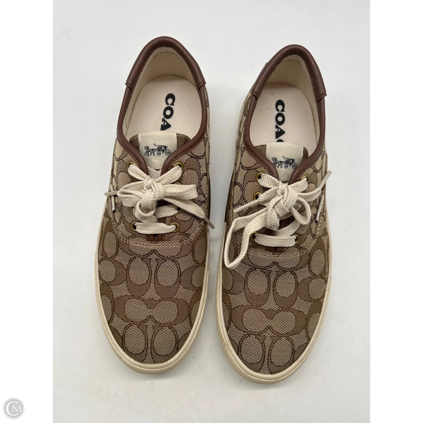 Shoes Designer By Coach In Brown, Size: 8.5