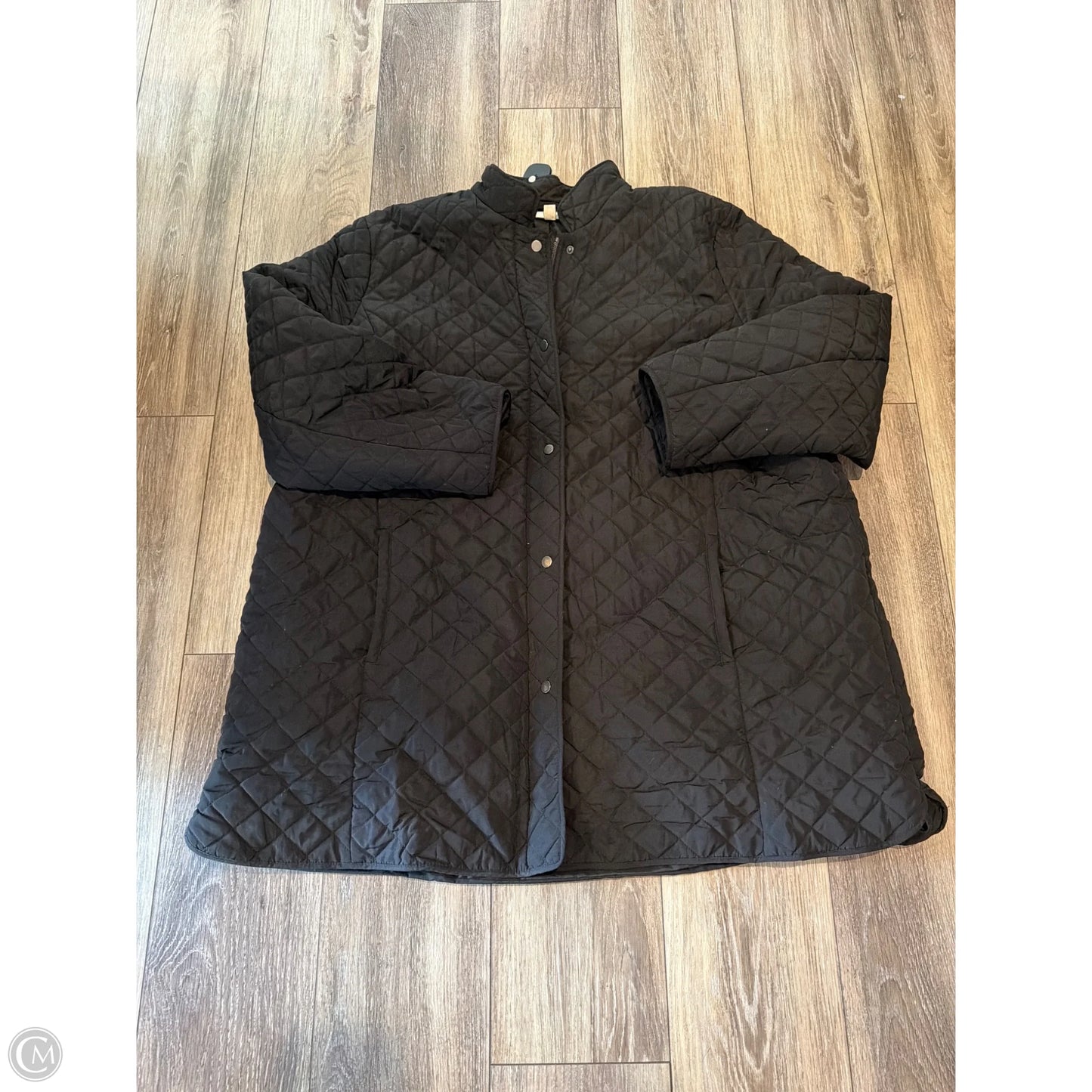 Jacket Puffer & Quilted By J. Jill In Black, Size: 3x