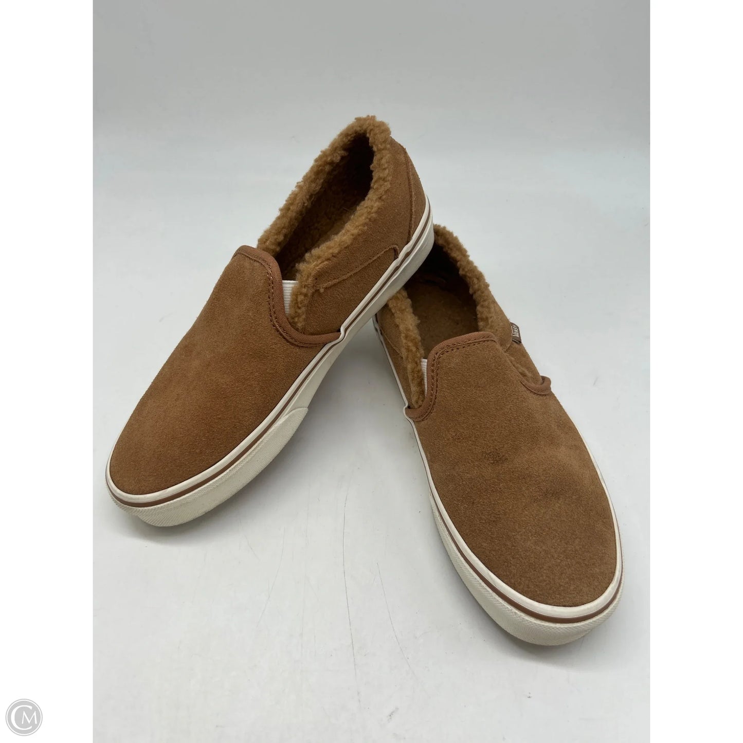 Shoes Sneakers By Vans In Brown, Size: 7.5