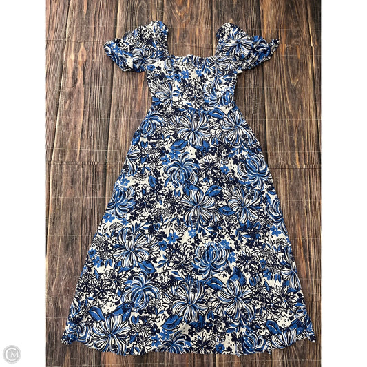 Dress Designer By Lilly Pulitzer In Blue, Size: 0