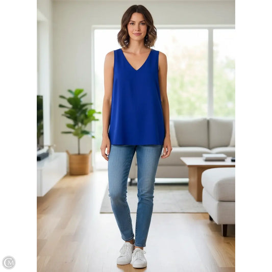 Tank Top By Nine West In Blue, Size: L