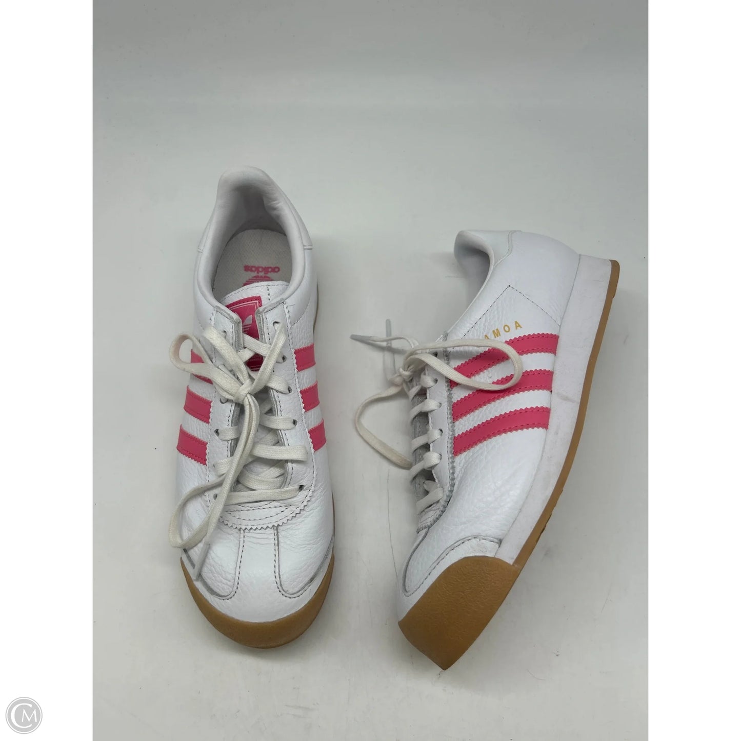 Shoes Athletic By Adidas In Pink & White, Size: 6