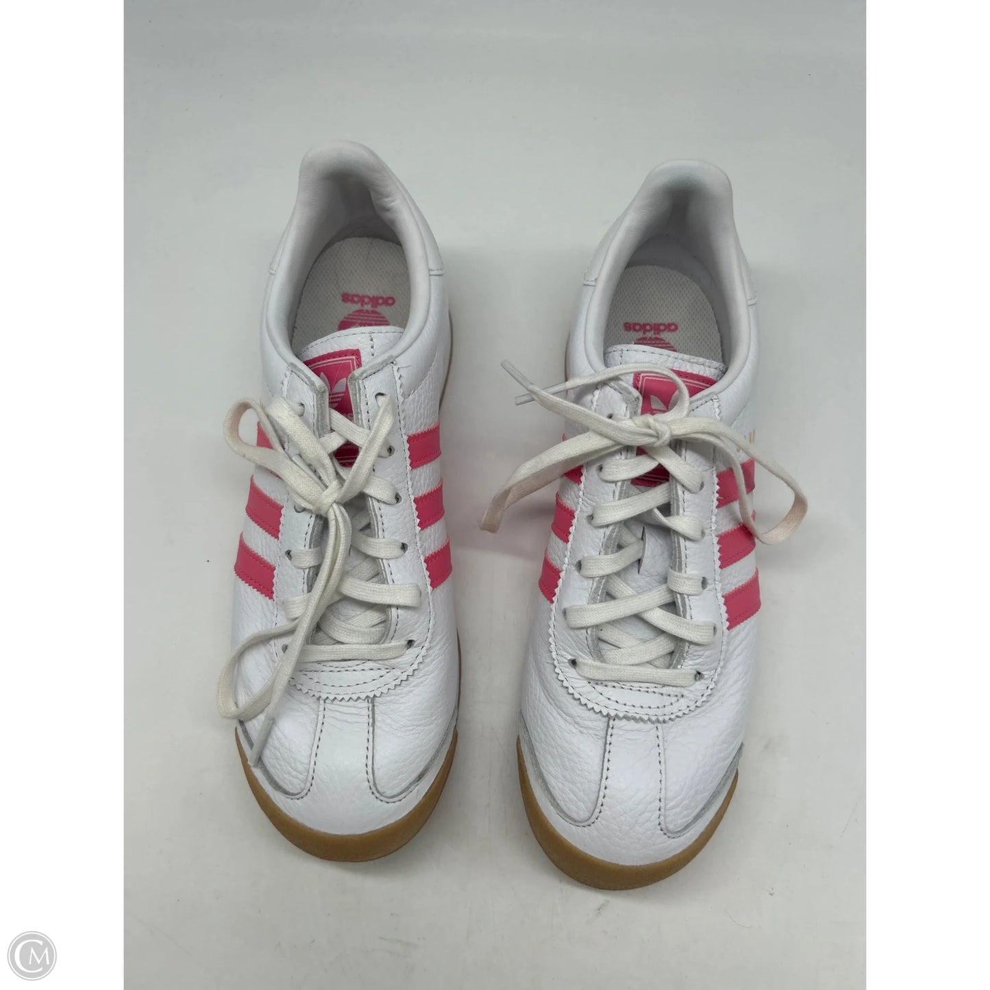 Shoes Athletic By Adidas In Pink & White, Size: 6