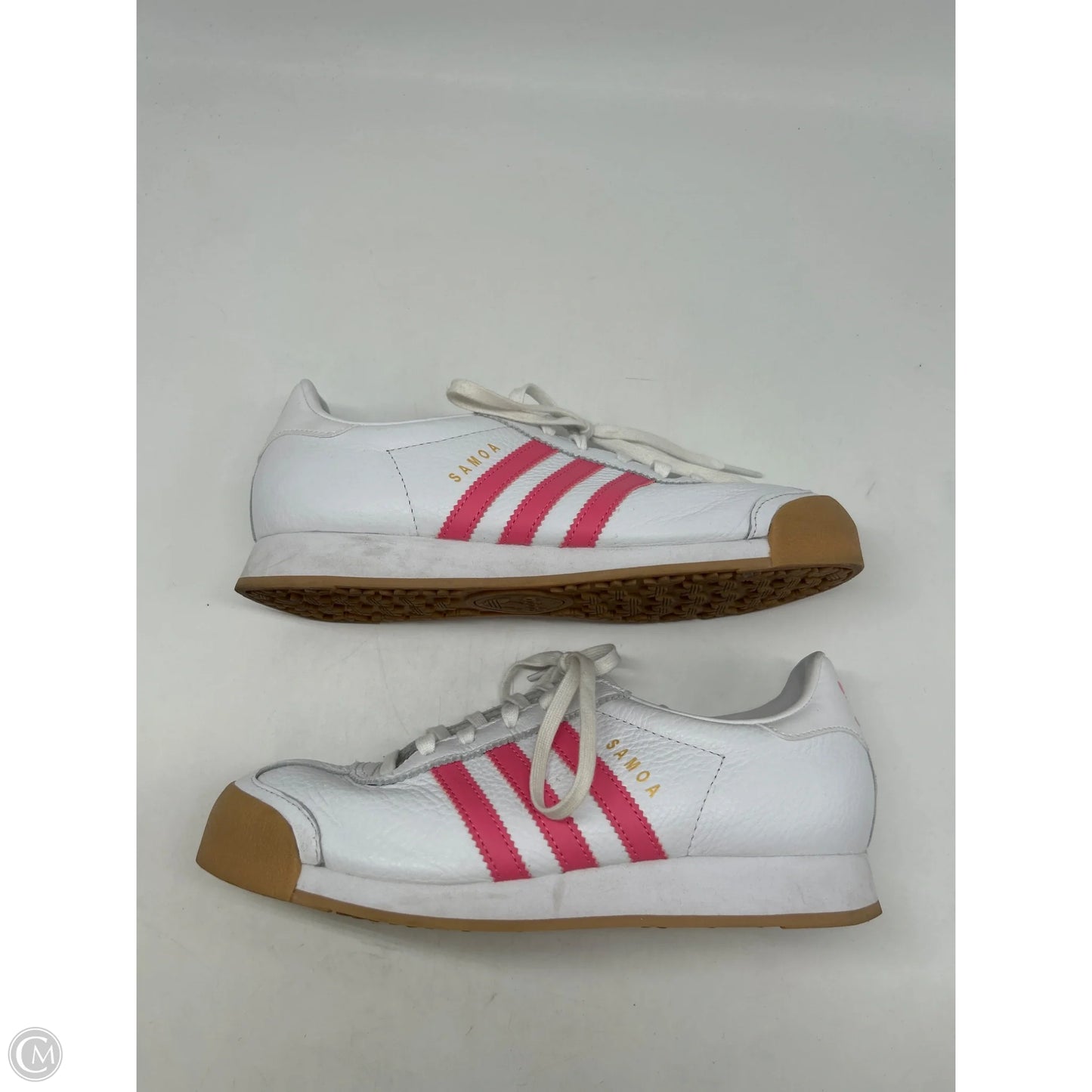 Shoes Athletic By Adidas In Pink & White, Size: 6