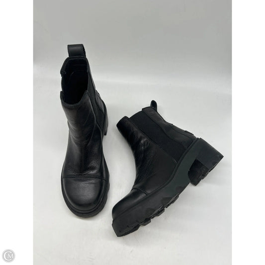 Boots Ankle Heels By Sorel In Black, Size: 8