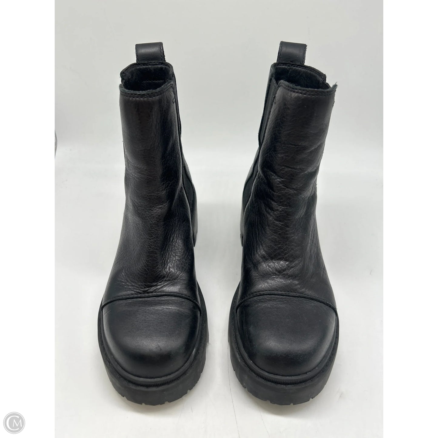 Boots Ankle Heels By Sorel In Black, Size: 8