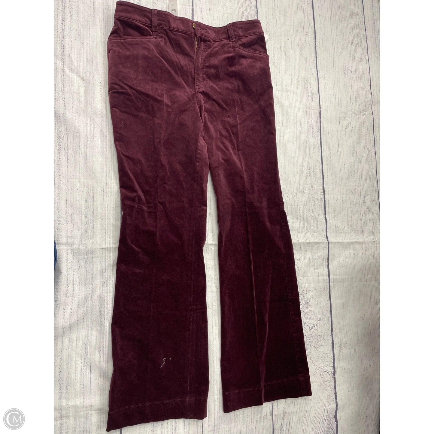 Pants Corduroy By Talbots In Maroon, Size: 10