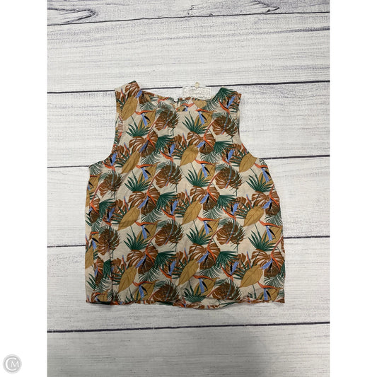 Tank Top By Clothes Mentor In Floral Print, Size: Xl