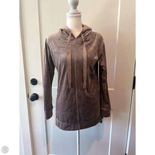 Sweatshirt Hoodie By Chicos In Brown, Size: Xs