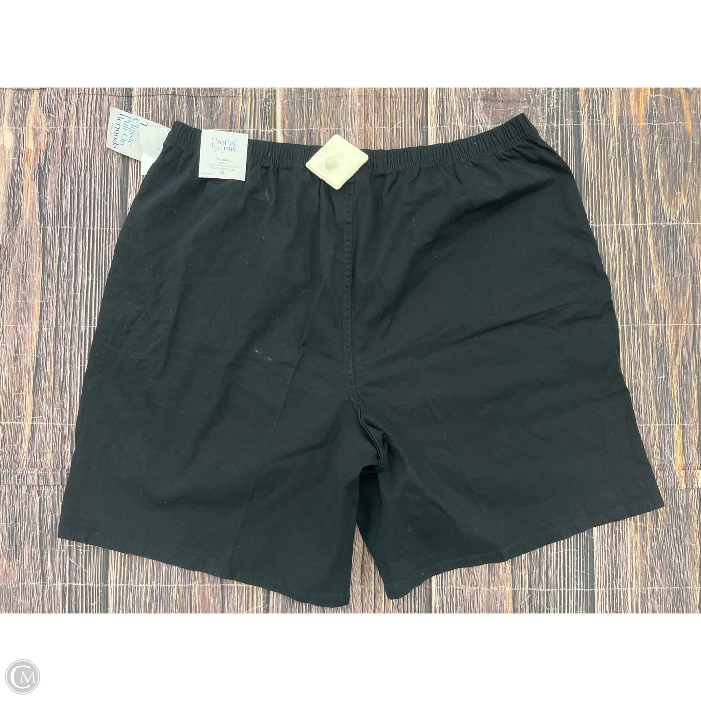 Shorts By Croft And Barrow In Black, Size: 3x