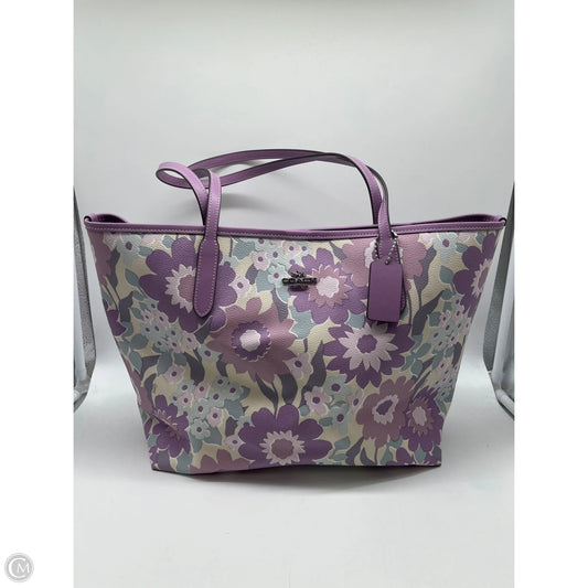 Tote Designer By Coach, Size: Large