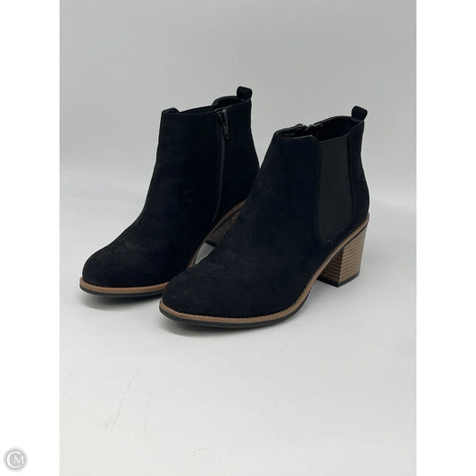 Boots Ankle Heels By Sonoma In Black, Size: 7.5