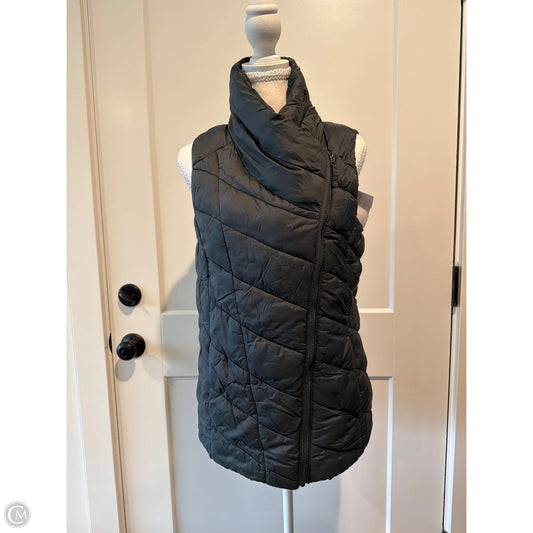 Vest Puffer & Quilted By Nicole Miller In Green, Size: S
