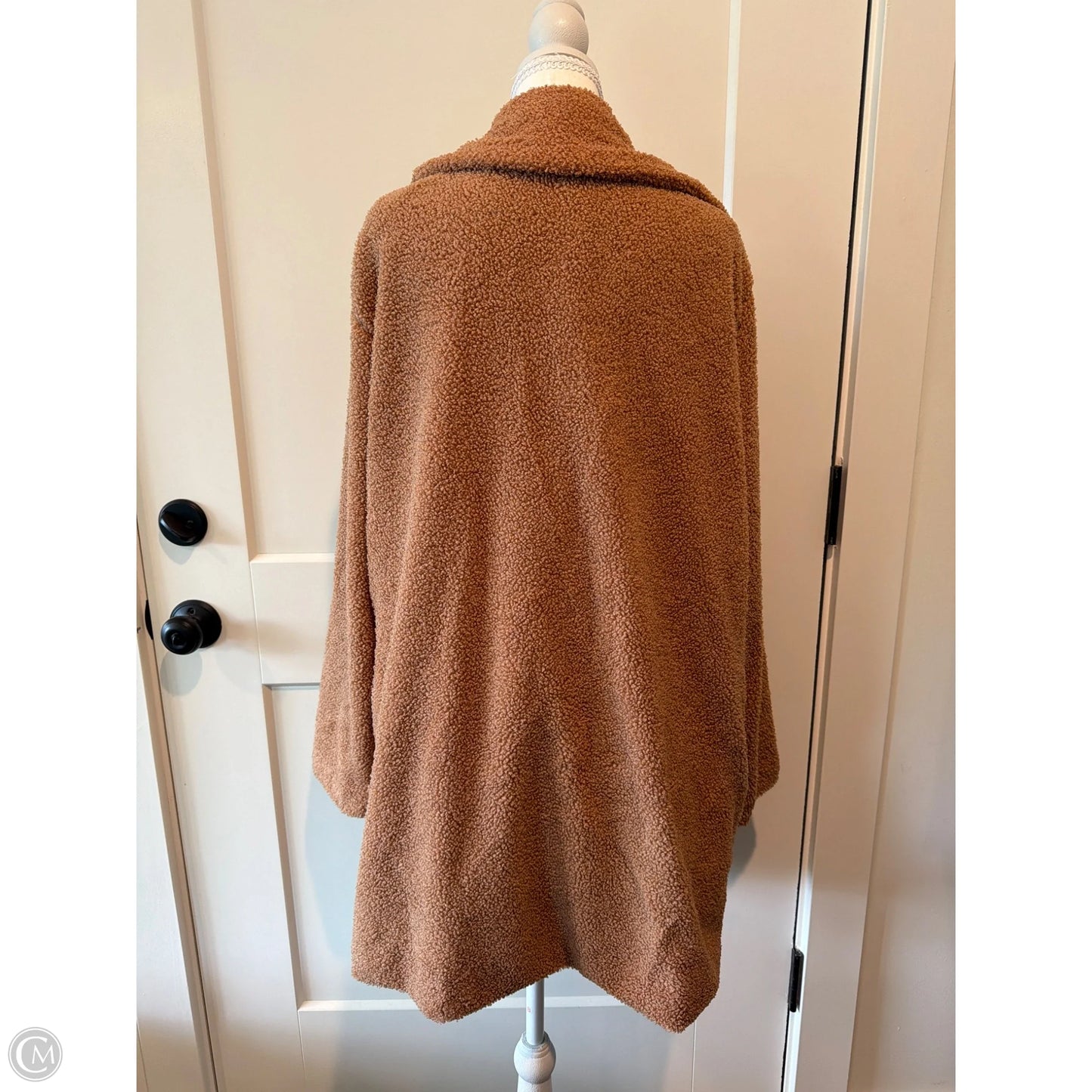 Coat Faux Fur & Sherpa By Clothes Mentor In Tan, Size: Xl