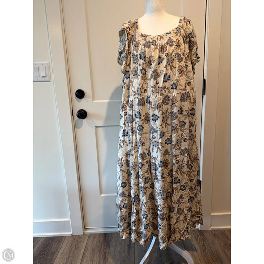 Dress Casual Maxi By Lane Bryant In Tan, Size: 26