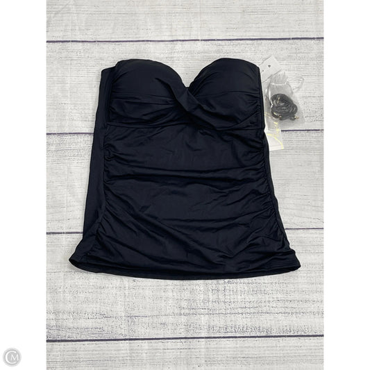 Swimsuit Top By Anne Cole In Black, Size: L