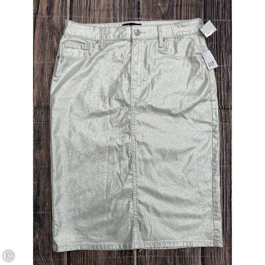 Skirt Midi By Gap In White, Size: 6