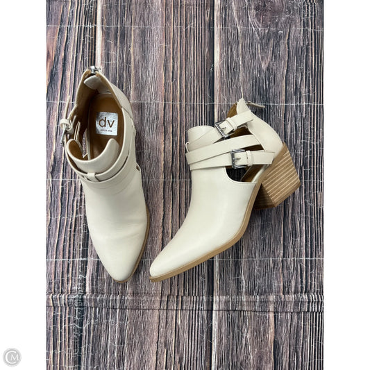 Boots Ankle Heels By Dolce Vita In Cream, Size: 10