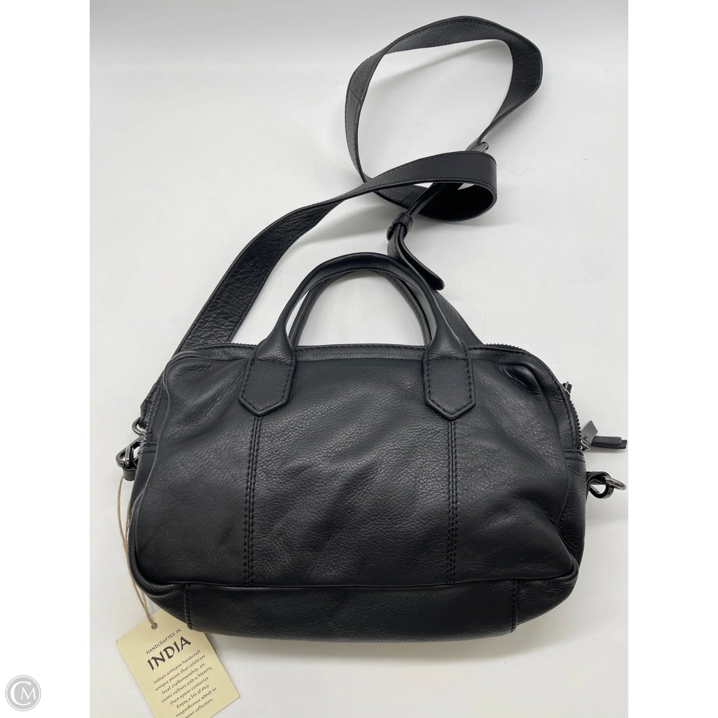 Crossbody Leather By Clothes Mentor, Size: Medium