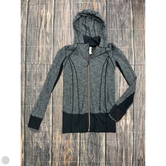 Athletic Jacket By Lululemon In Grey, Size: 6