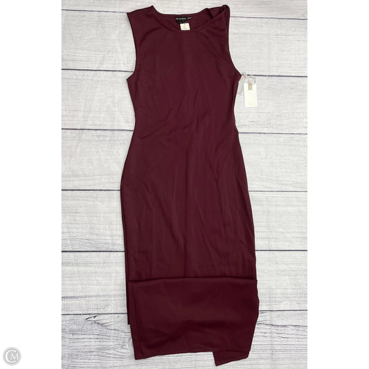 Dress Casual Maxi By Good American In Maroon, Size: L