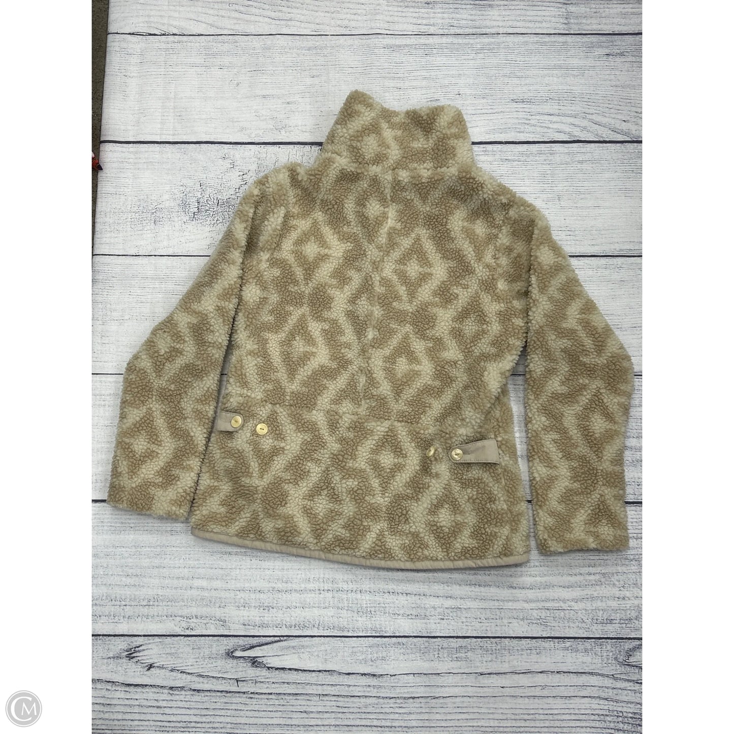 Jacket Faux Fur & Sherpa By Patagonia In Tan, Size: M