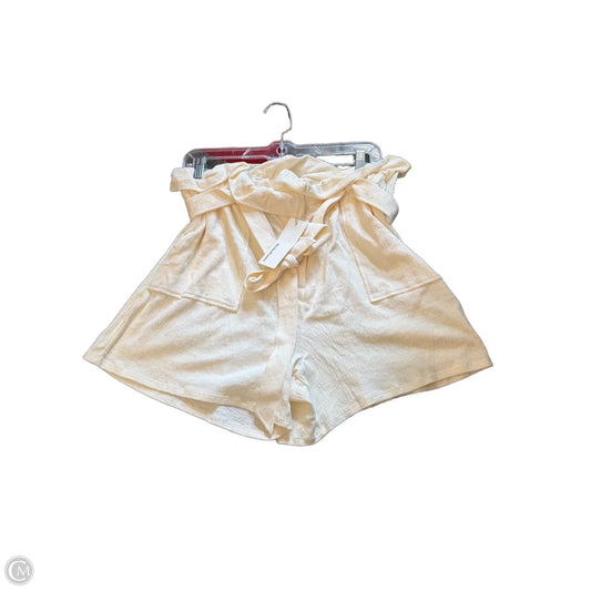 Shorts By Clothes Mentor In Cream, Size: Xl