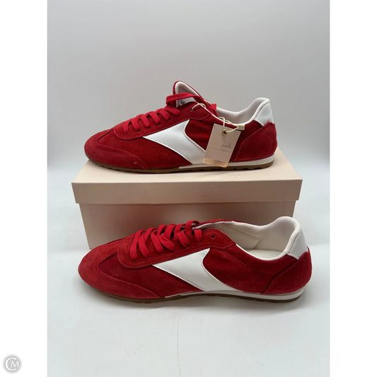 Shoes Athletic By Clothes Mentor In Red, Size: 9.5