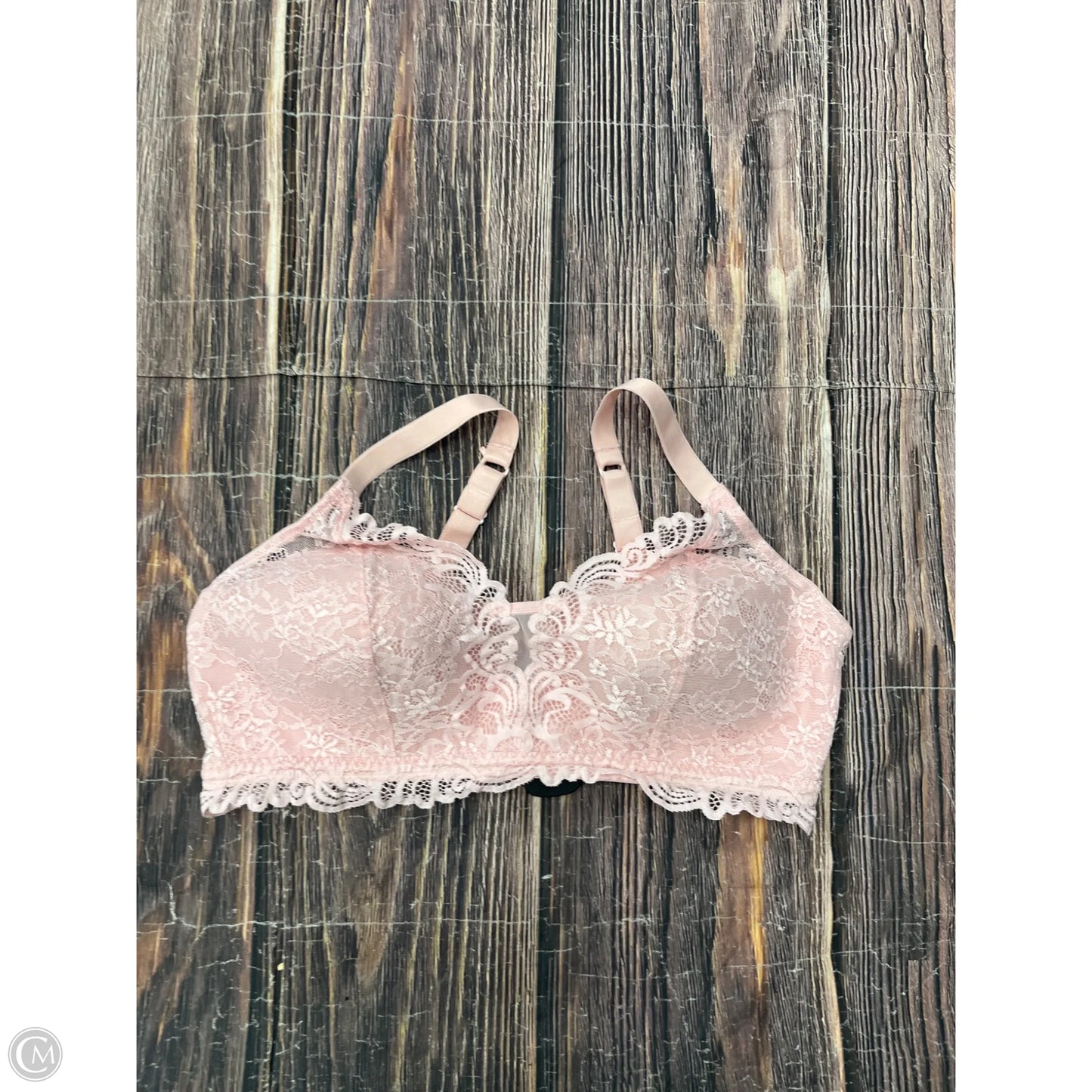 Bralette By Clothes Mentor In Pink, Size: Xl