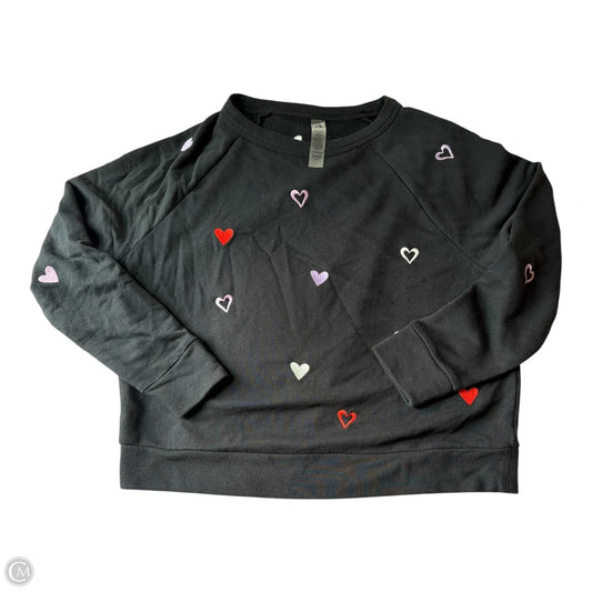 Sweatshirt Crewneck By Lou And Grey In Black, Size: S