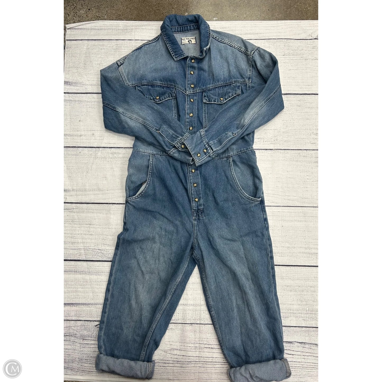 Jumpsuit By We The Free In Blue Denim, Size: S