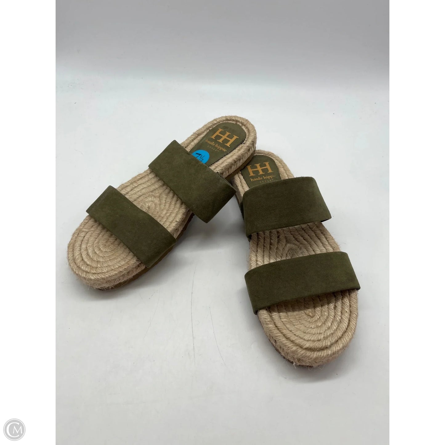 Sandals Flats By Haute Hippie In Green, Size: 7.5