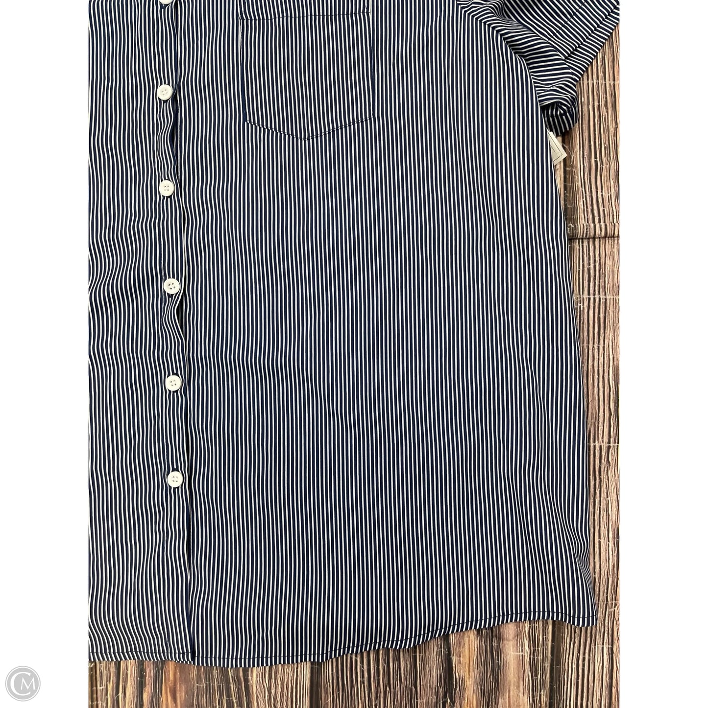 Top Short Sleeve By Clothes Mentor In Blue, Size: 2x