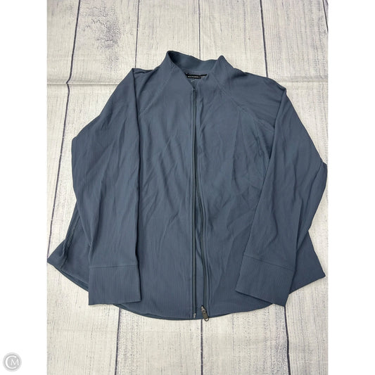 Athletic Jacket By Athleta In Blue, Size: 3x