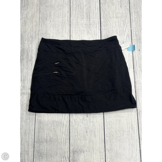 Athletic Skort By Athleta In Black, Size: Xl