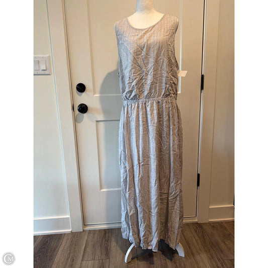 Dress Casual Maxi By Loft In Tan, Size: Xl