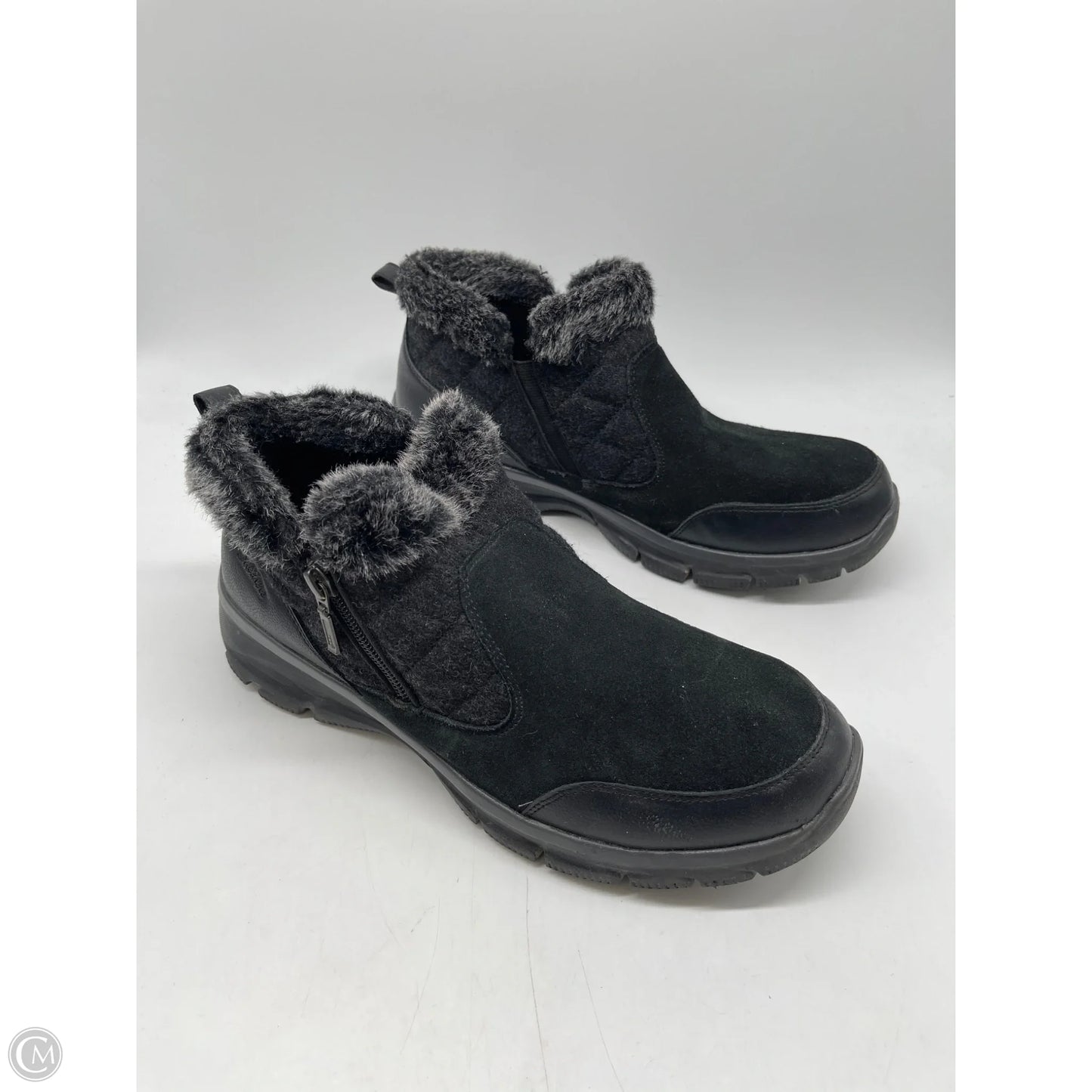 Boots Ankle Flats By Skechers In Black, Size: 11