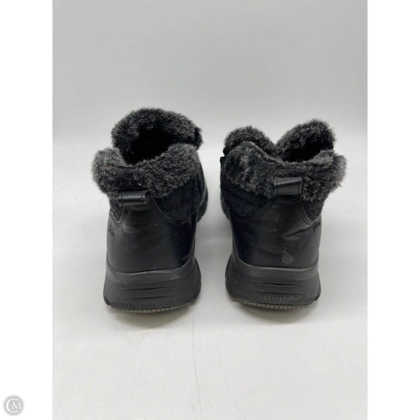 Boots Ankle Flats By Skechers In Black, Size: 11