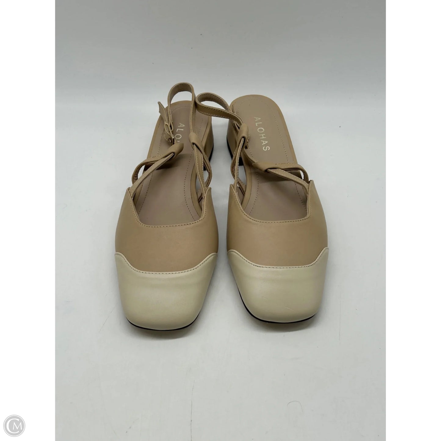 Shoes Flats By Clothes Mentor In Tan, Size: 7.5