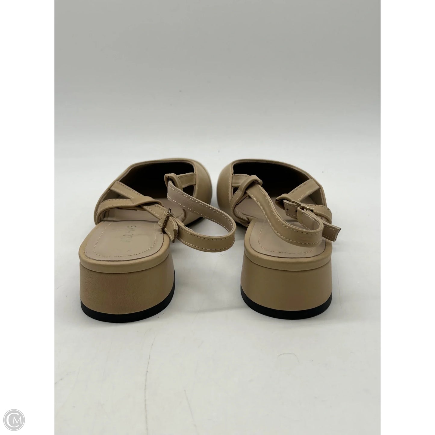 Shoes Flats By Clothes Mentor In Tan, Size: 7.5