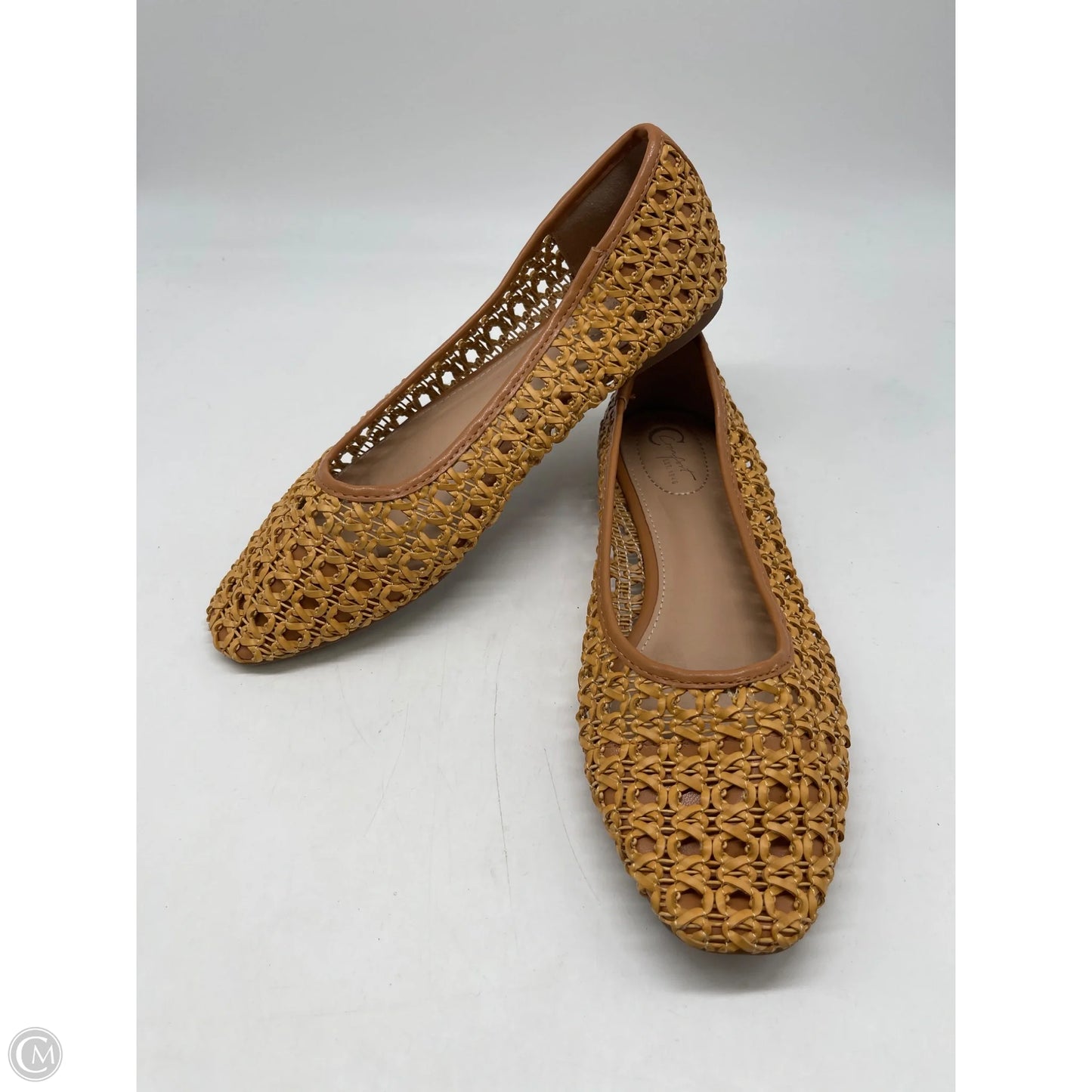 Shoes Flats By Cato In Orange, Size: 9