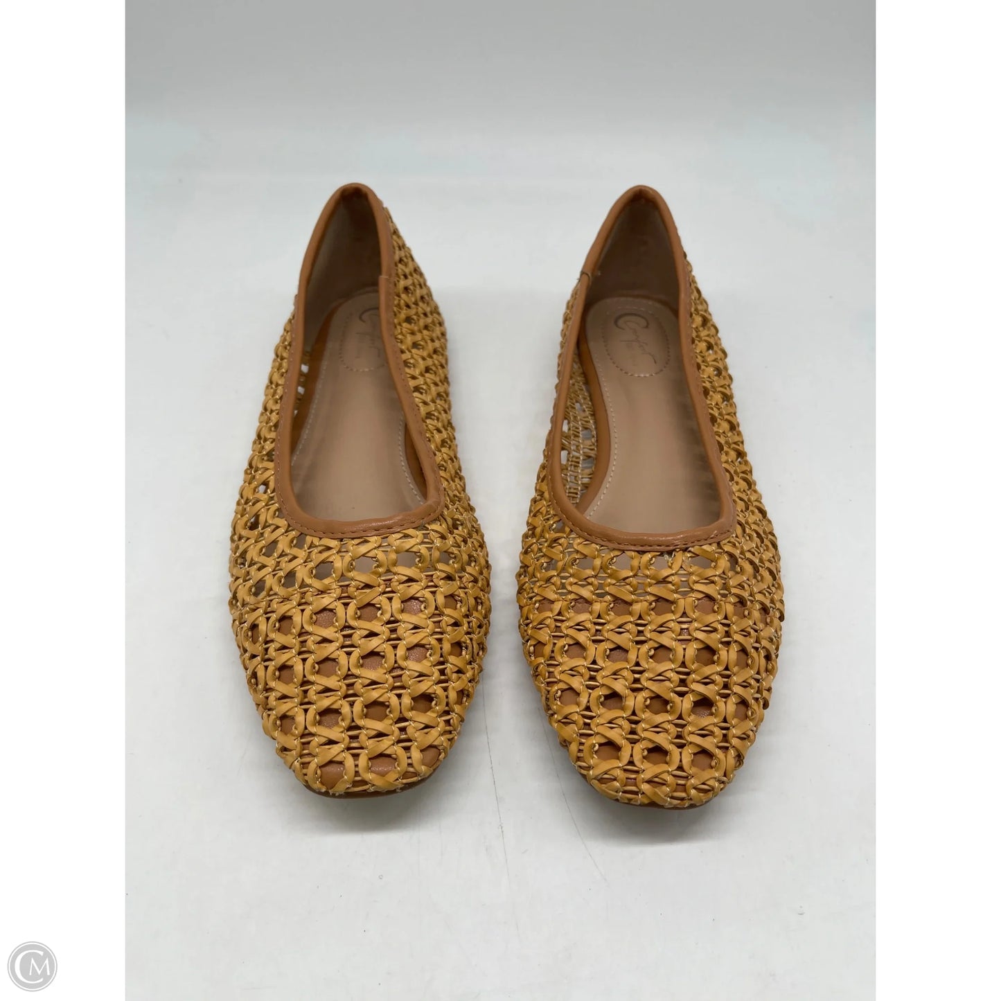 Shoes Flats By Cato In Orange, Size: 9