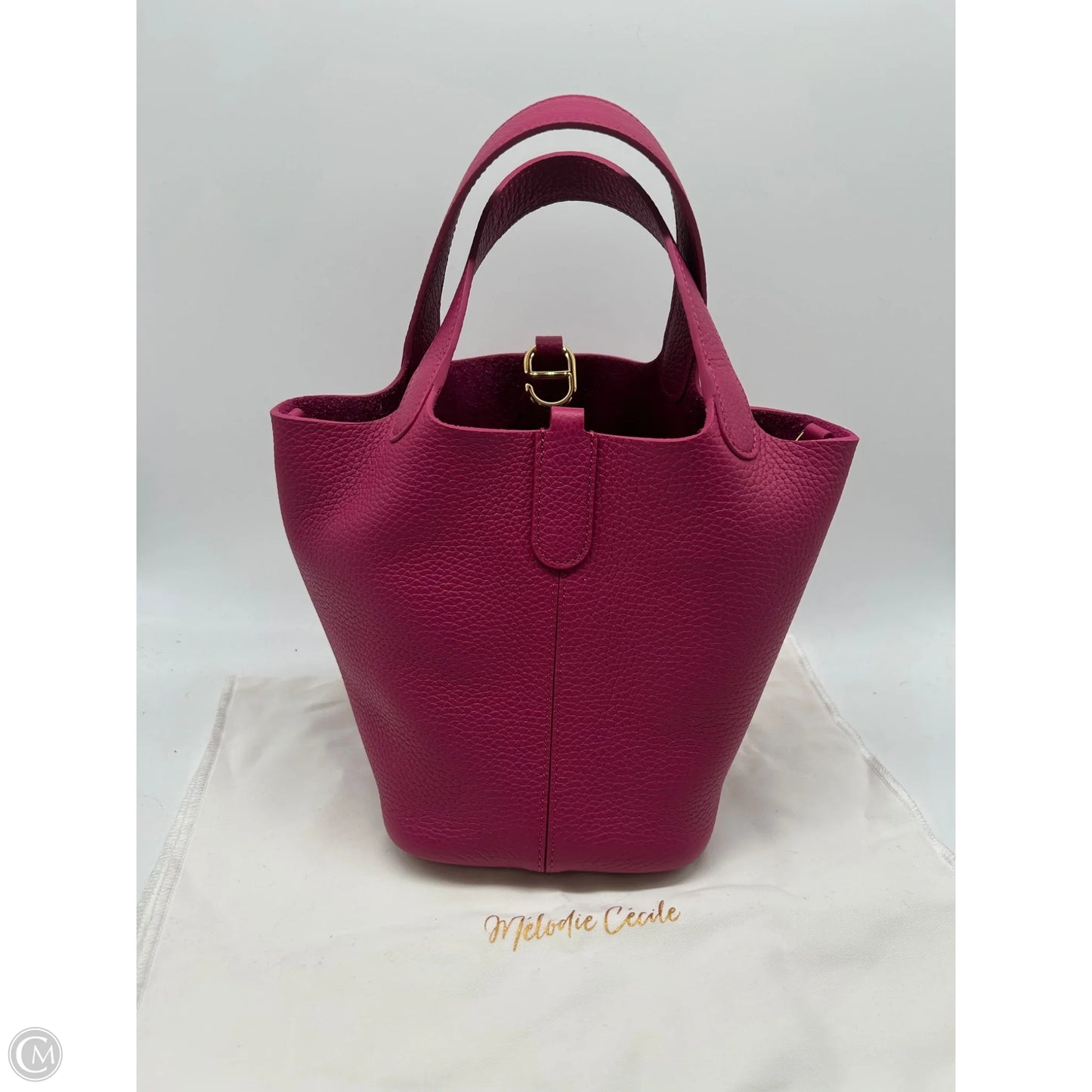 Handbag Leather By Clothes Mentor, Size: Medium