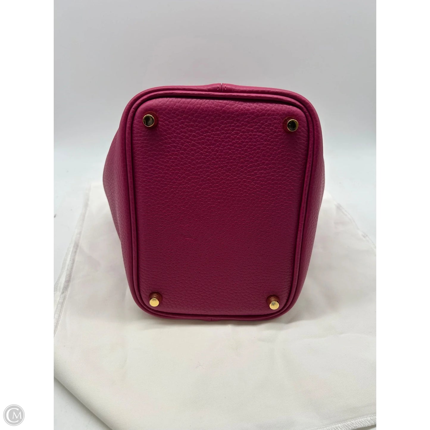 Handbag Leather By Clothes Mentor, Size: Medium