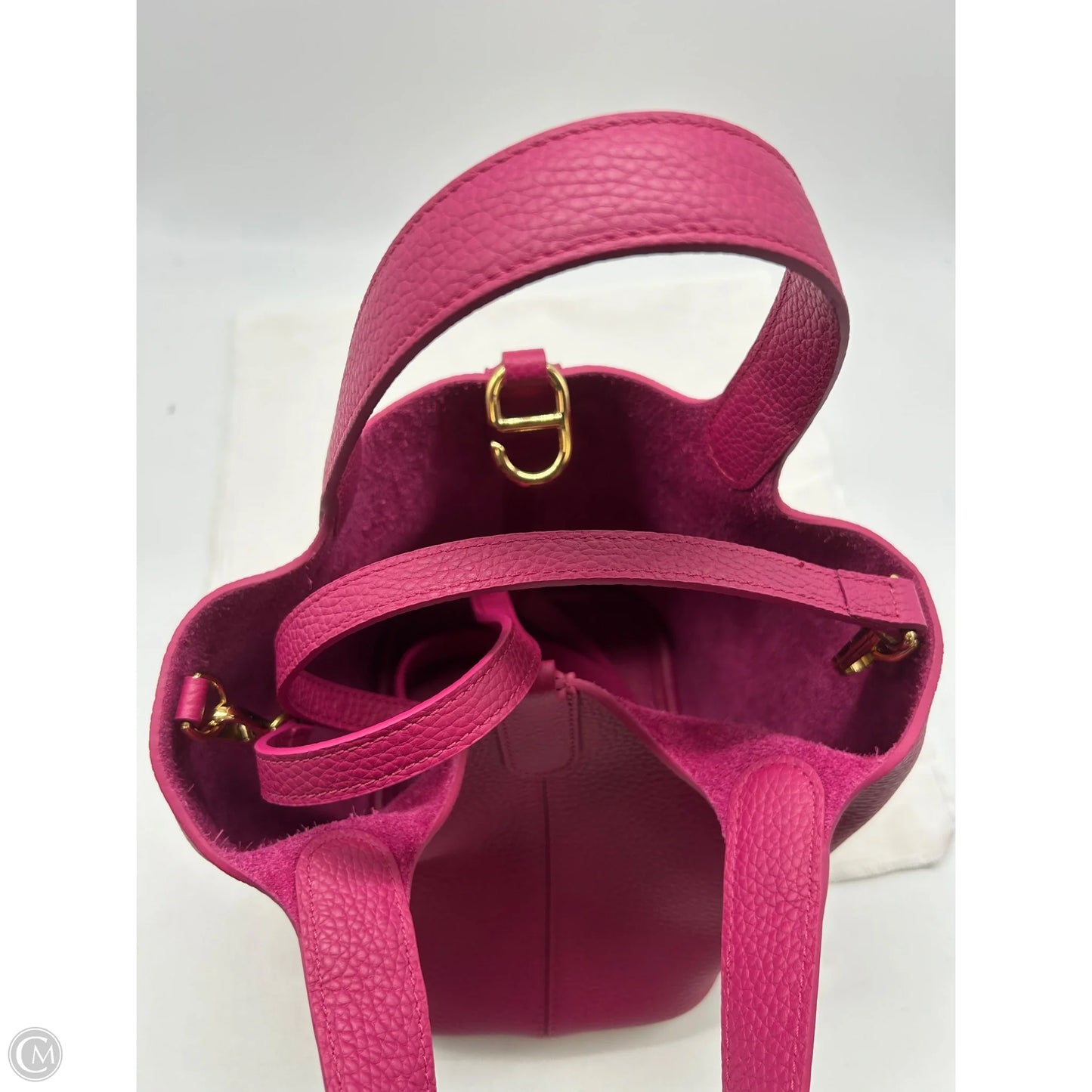 Handbag Leather By Clothes Mentor, Size: Medium