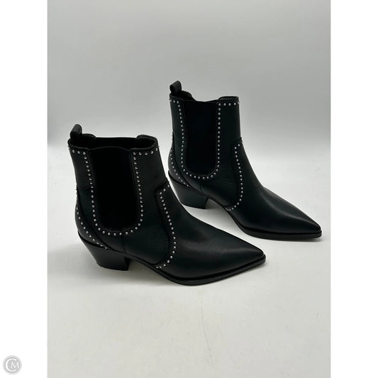 Boots Ankle Heels By Paige In Black, Size: 7