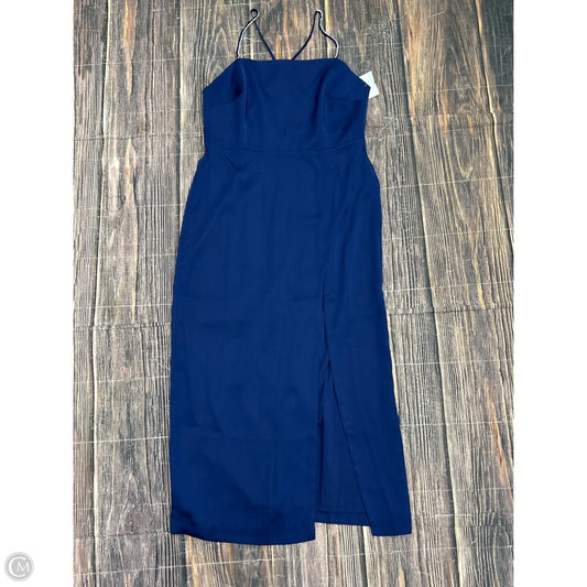 Dress Party Long By Ann Taylor In Blue, Size: 6